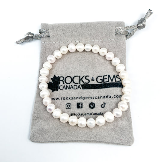 Pearl Beaded Bracelet - Rocks and Gems Canada