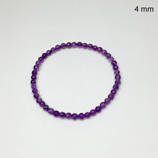 Amethyst Faceted Beaded Bracelet - Rocks and Gems Canada