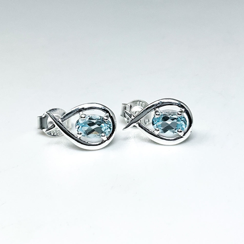 Topaz Stud Earrings
