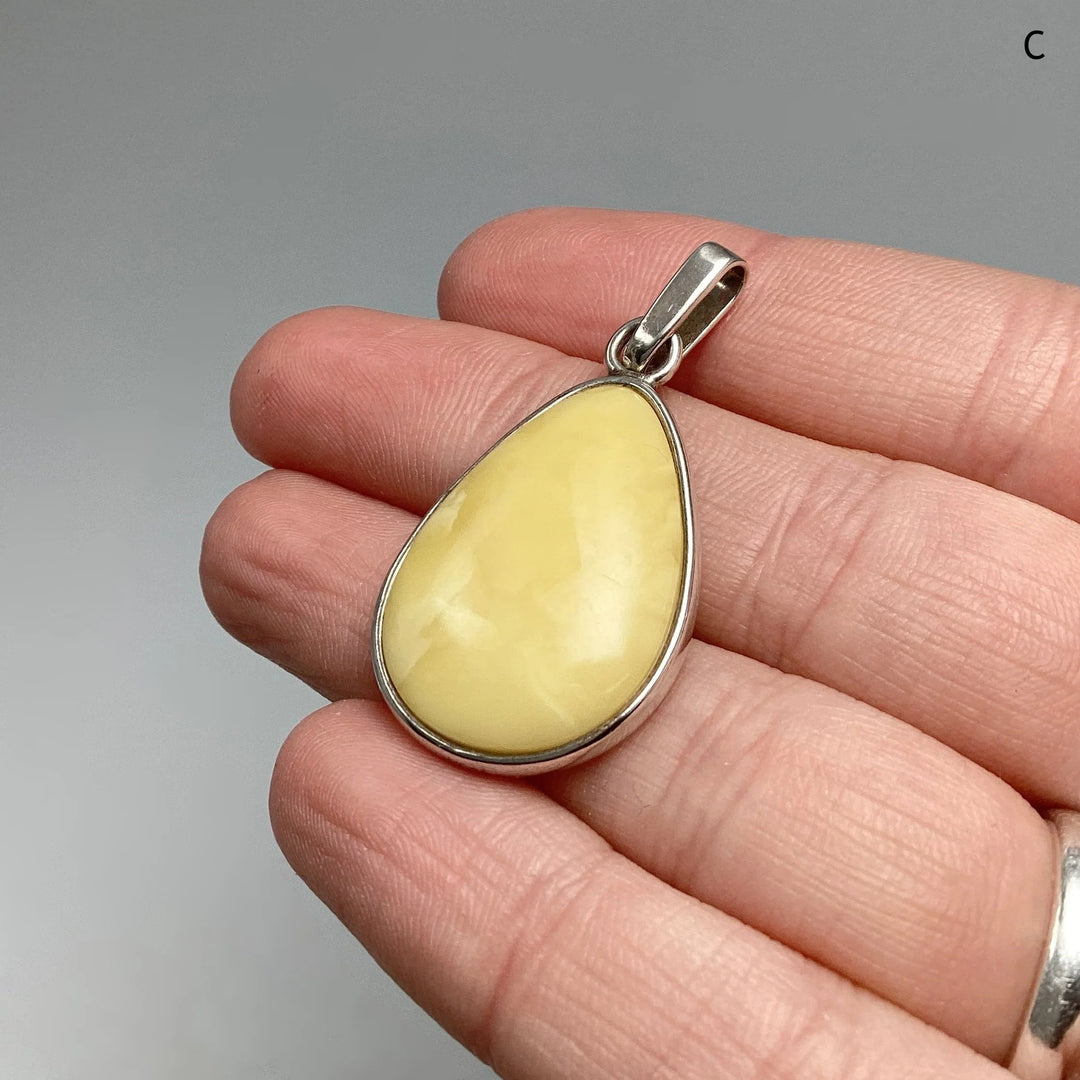 Butterscotch Amber Pendant - Rocks and Gems Canada