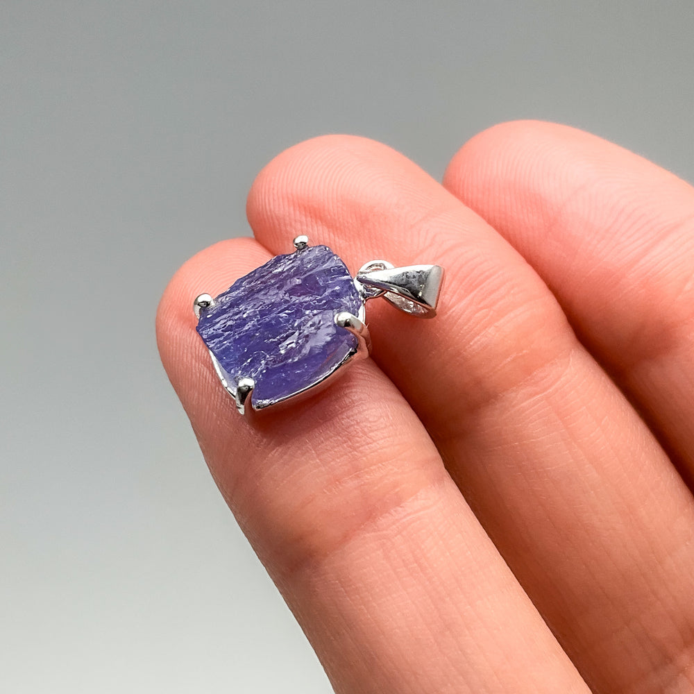 Raw Tanzanite Pendant (Copy) - Rocks and Gems Canada