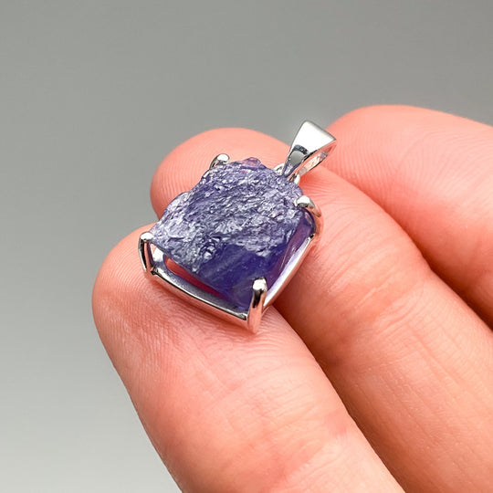 Raw Tanzanite Pendant - Rocks and Gems Canada