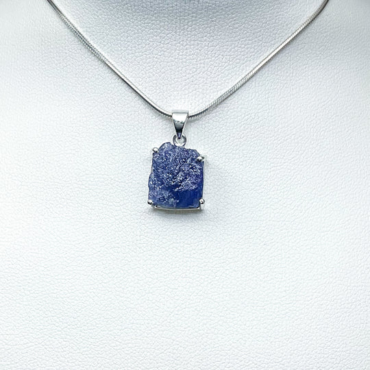 Raw Tanzanite Pendant - Rocks and Gems Canada