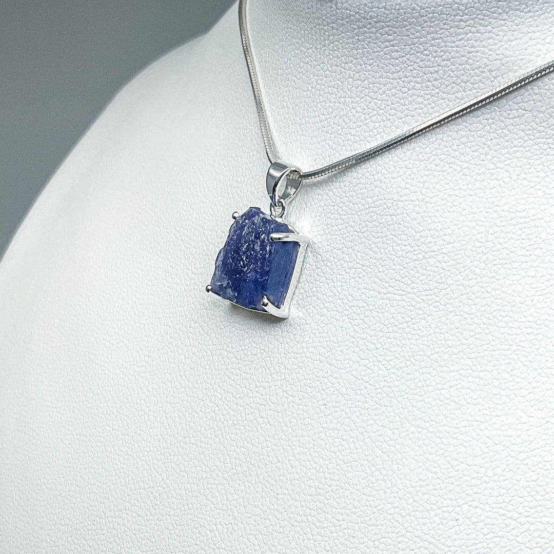 Raw Tanzanite Pendant - Rocks and Gems Canada