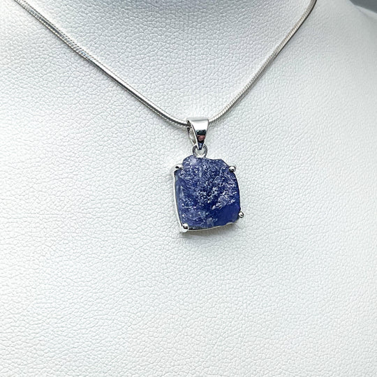 Raw Tanzanite Pendant - Rocks and Gems Canada