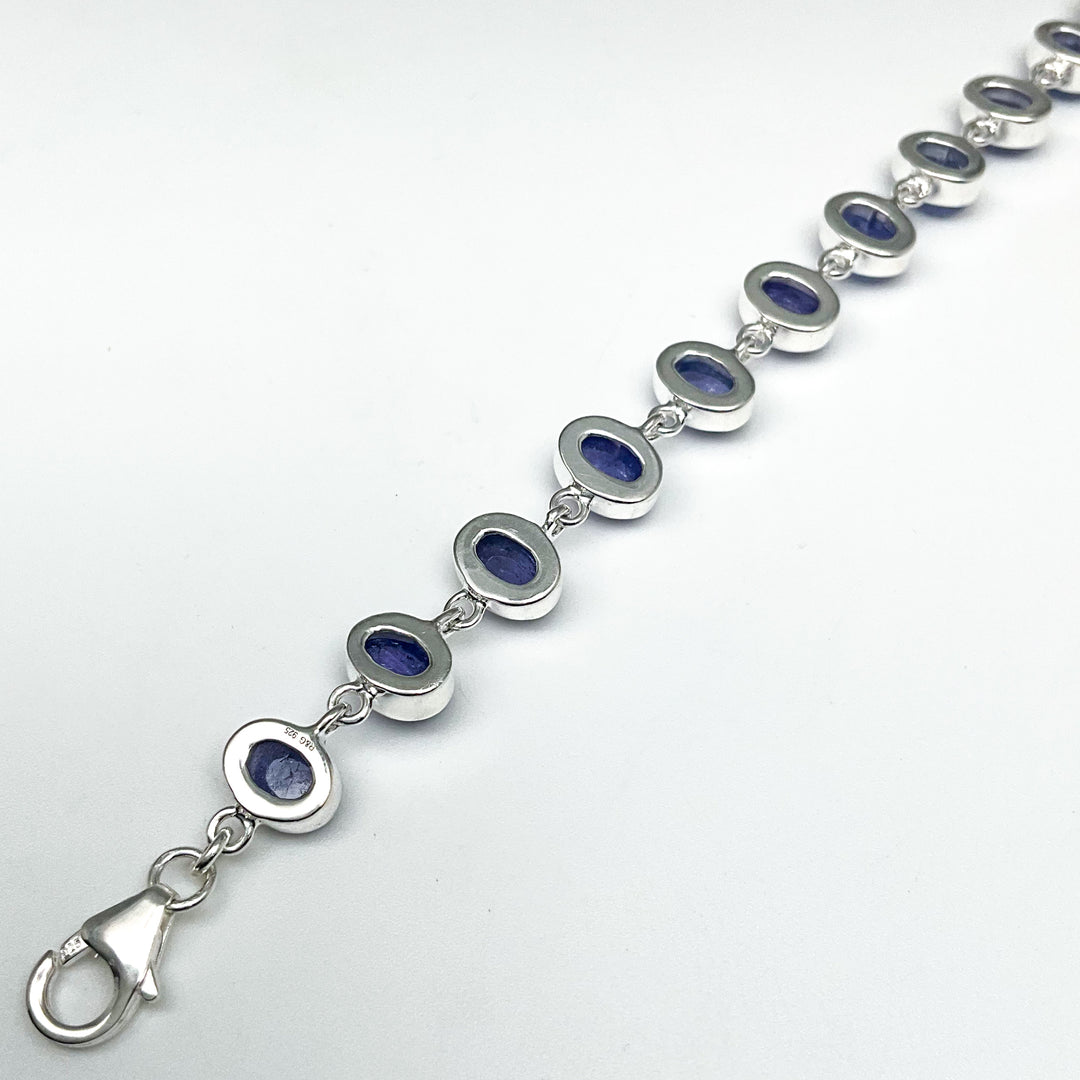 Tanzanite Sterling Silver Bracelet