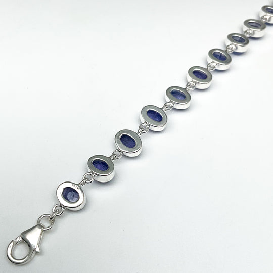 Tanzanite Sterling Silver Bracelet
