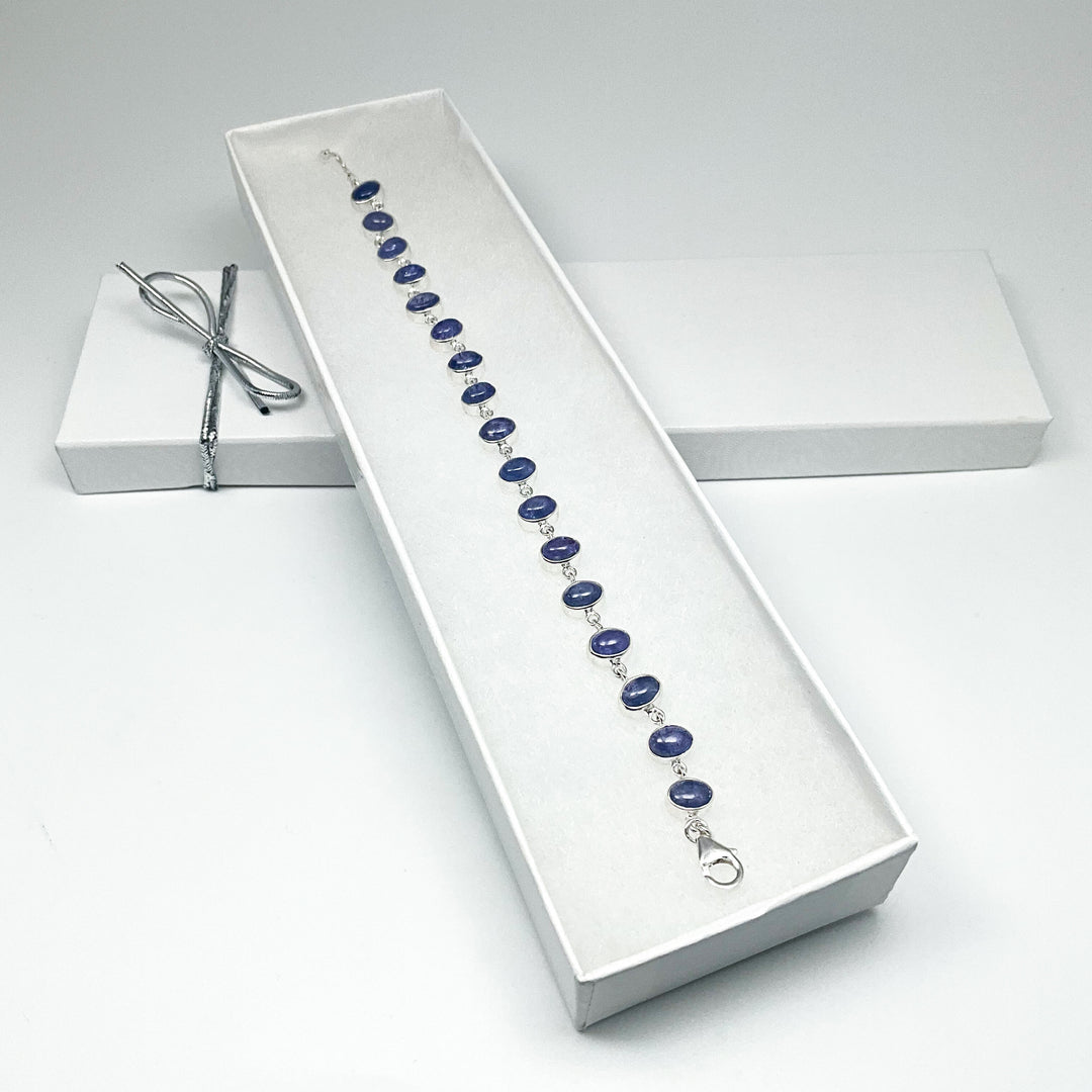 Tanzanite Sterling Silver Bracelet