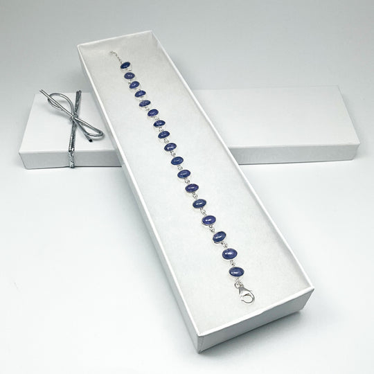 Tanzanite Sterling Silver Bracelet
