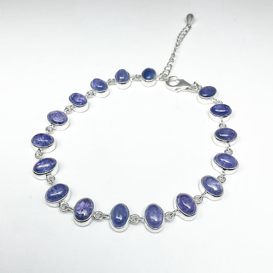 Tanzanite Sterling Silver Bracelet