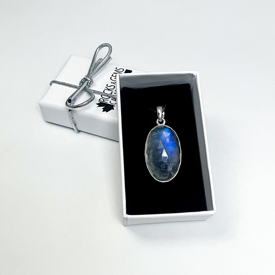 Rainbow Moonstone Pendant