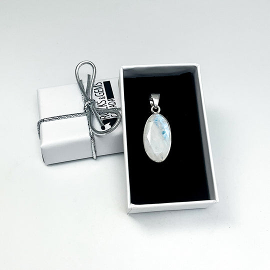 Rainbow Moonstone Pendant