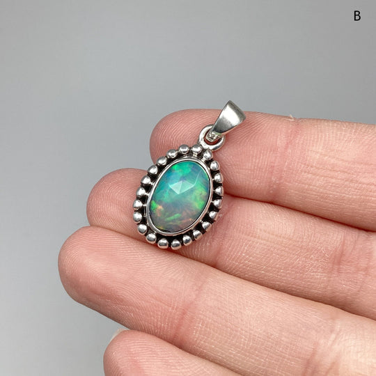 Fire Opal Pendant - Rocks and Gems Canada