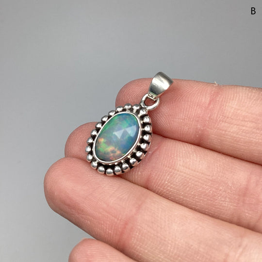 Fire Opal Pendant - Rocks and Gems Canada