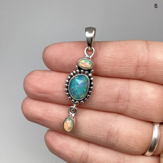 Fire Opal Pendant - Rocks and Gems Canada
