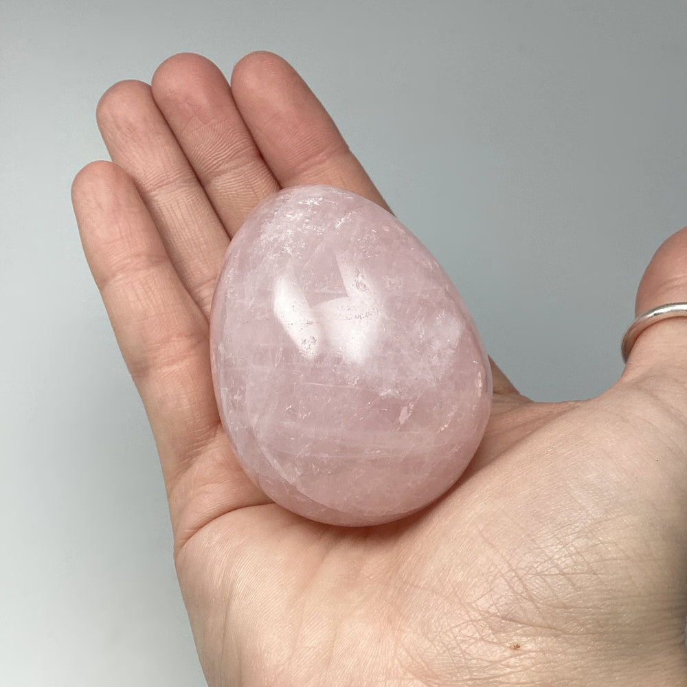 Rose Quartz Egg - Rocks and Gems Canada