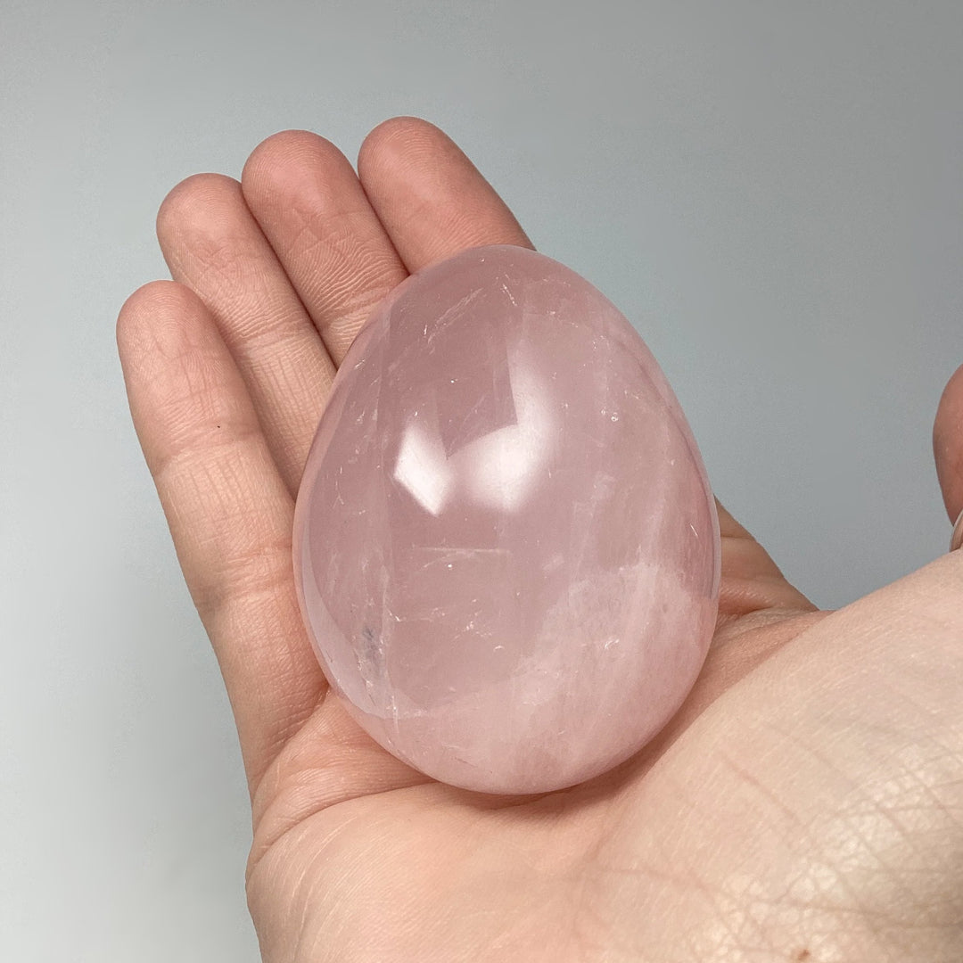 Rose Quartz Egg - Rocks and Gems Canada