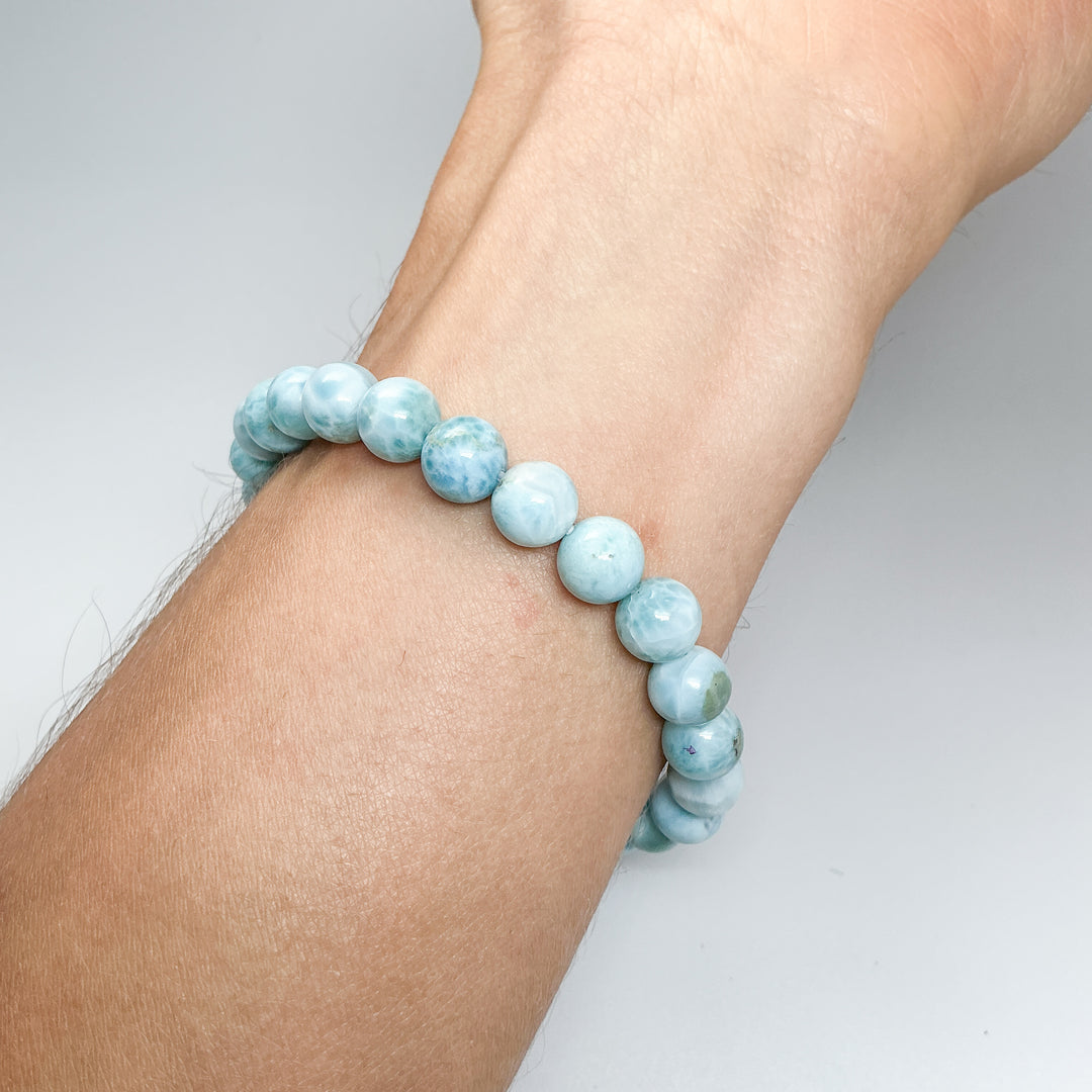 Larimar Beaded Bracelet