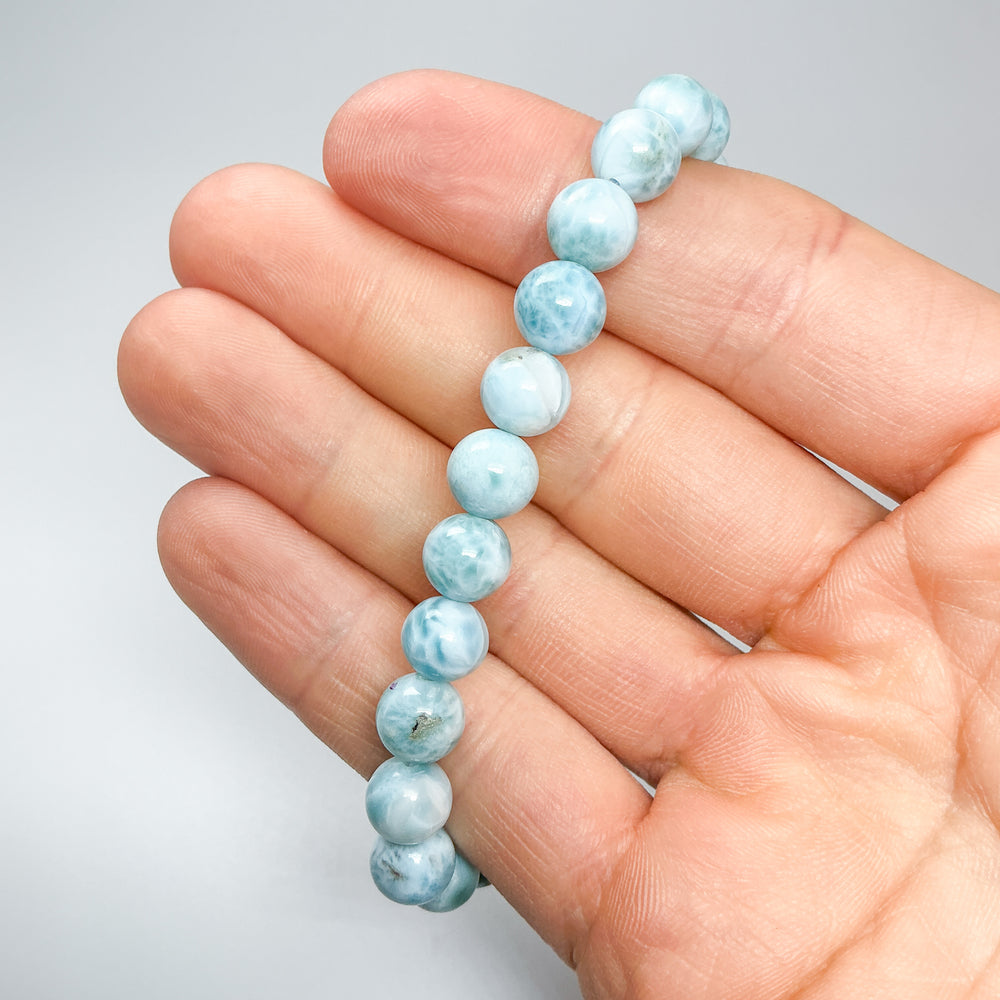 Larimar Beaded Bracelet