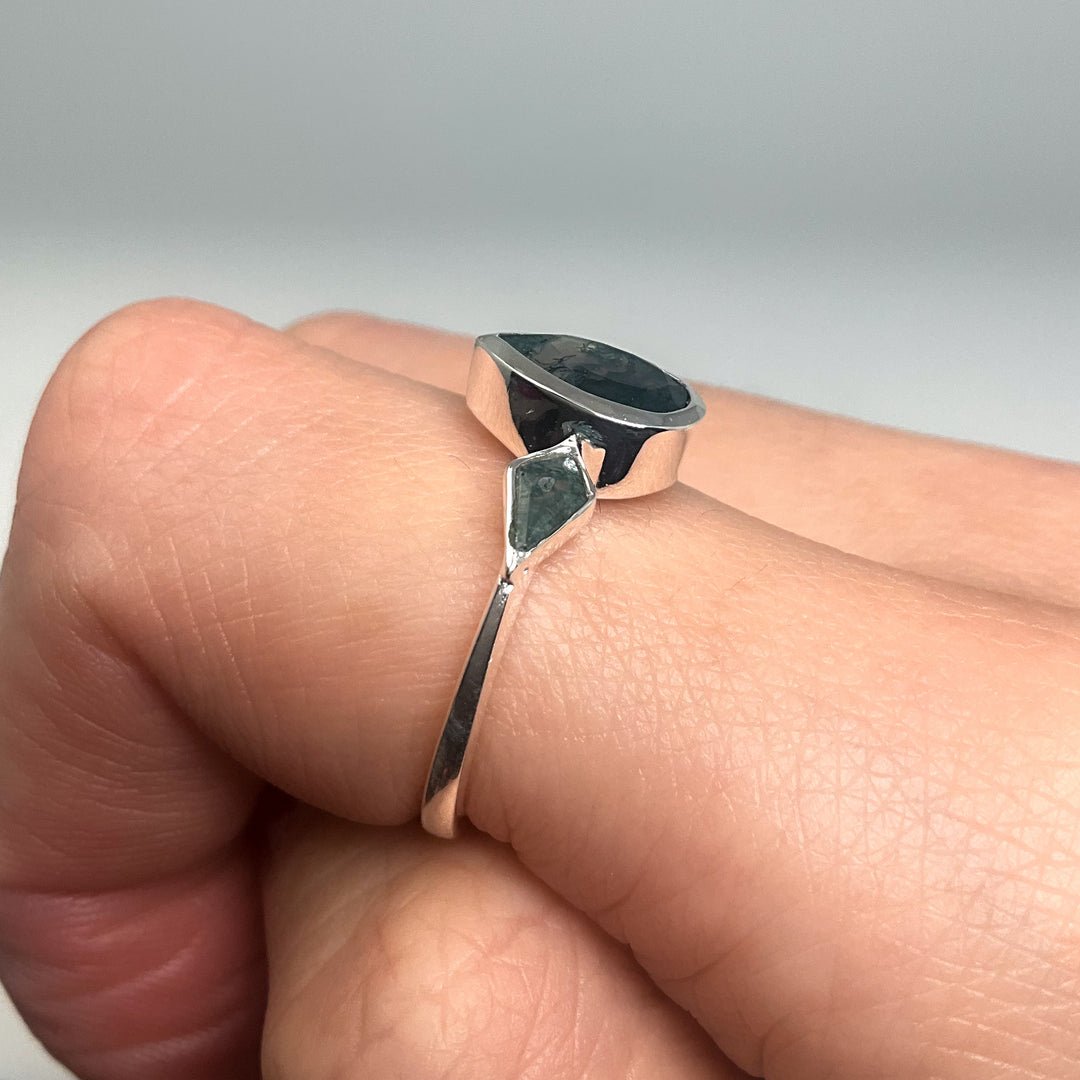 Moss Agate Ring - Rocks and Gems Canada