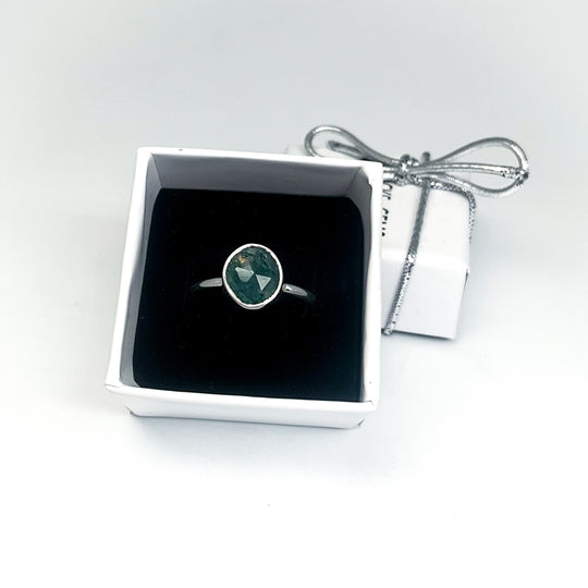 Moss Agate Ring