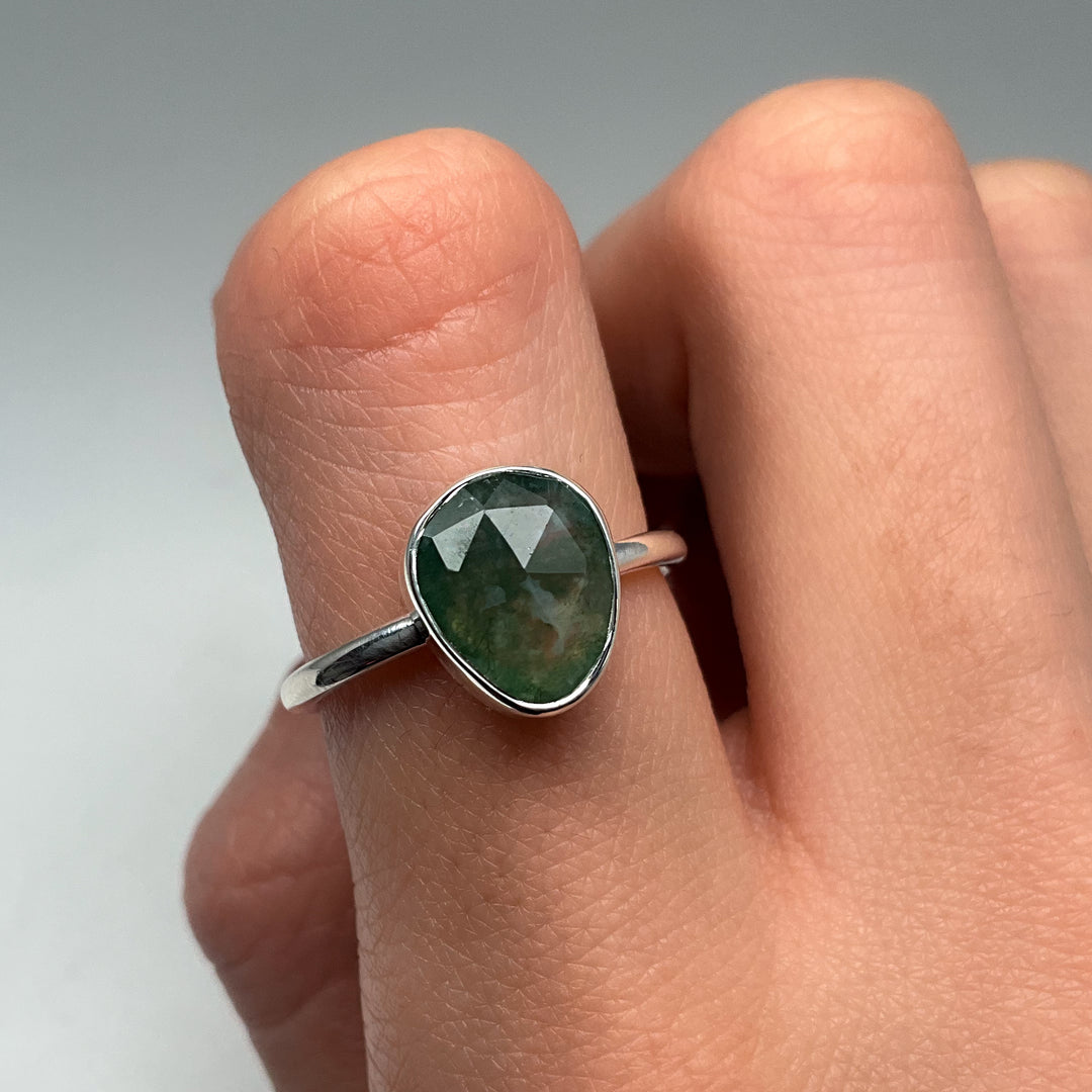 Moss Agate Ring