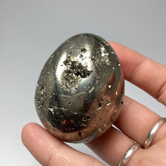 Iron Pyrite Egg - Rocks and Gems Canada