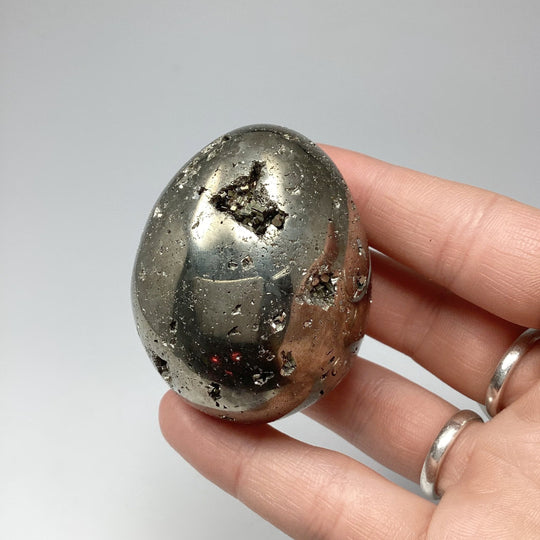 Iron Pyrite Egg - Rocks and Gems Canada