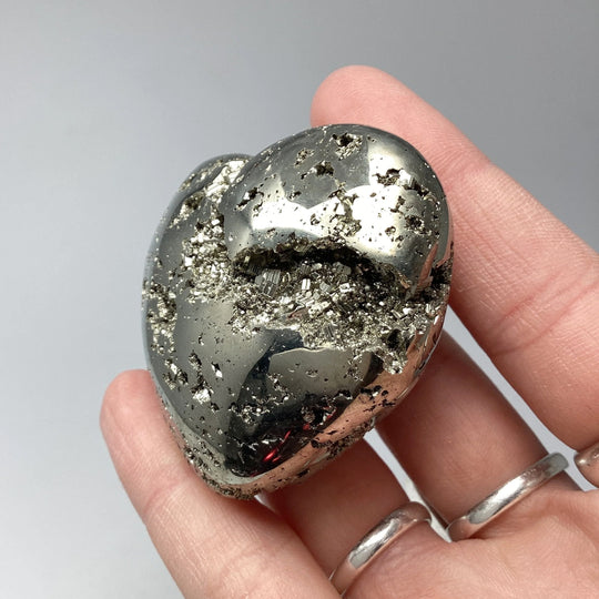 Iron Pyrite Heart - Rocks and Gems Canada