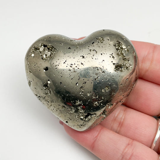 Iron Pyrite Heart - Rocks and Gems Canada