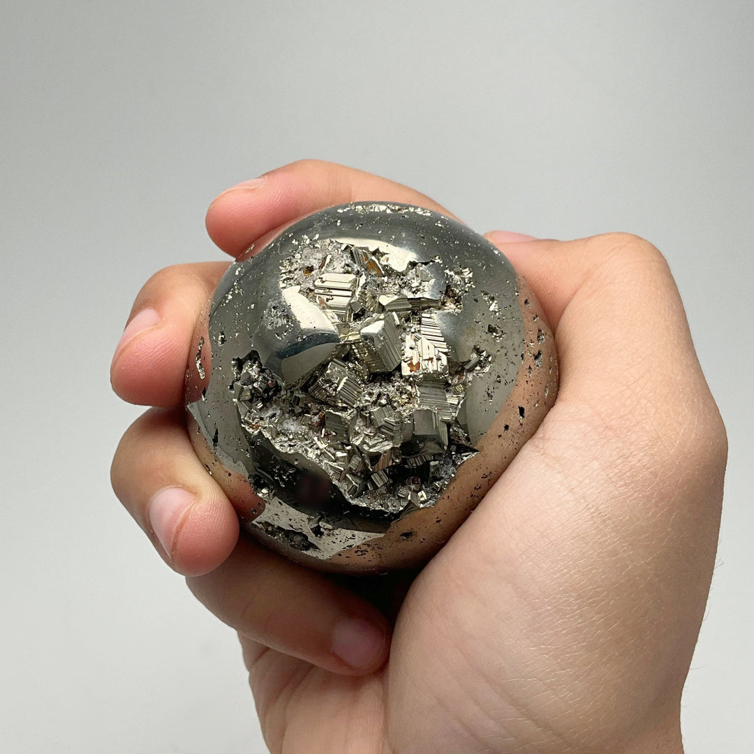 Iron Pyrite Sphere - Rocks and Gems Canada