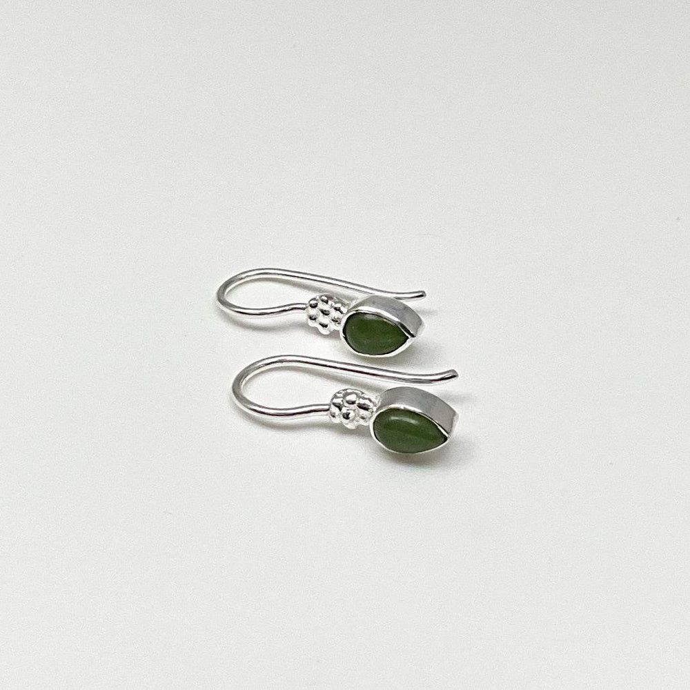 Jade Dangle Earrings-Rocks and Gems Canada