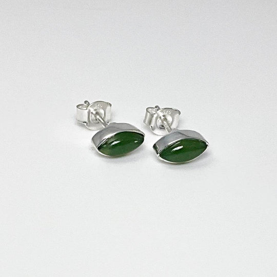 Jade Stud Earrings-Rocks and Gems Canada