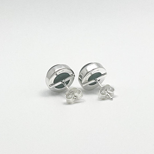 Jade Stud Earrings-Rocks and Gems Canada