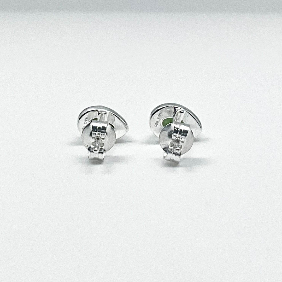 Jade Stud Earrings-Rocks and Gems Canada