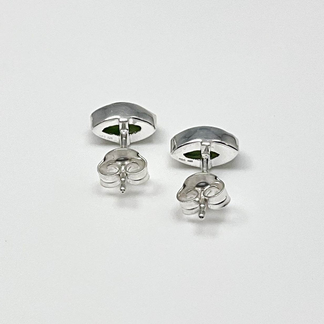 Jade Stud Earrings-Rocks and Gems Canada