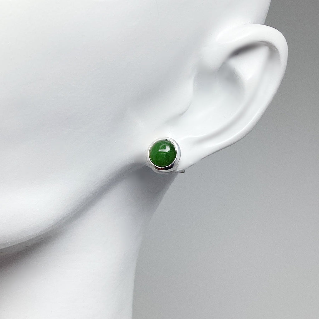 Jade Stud Earrings Rocks and Gems Canada
