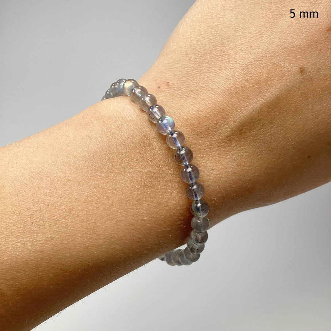 Labradorite Beaded Bracelet - High Quality-Rocks and Gems Canada