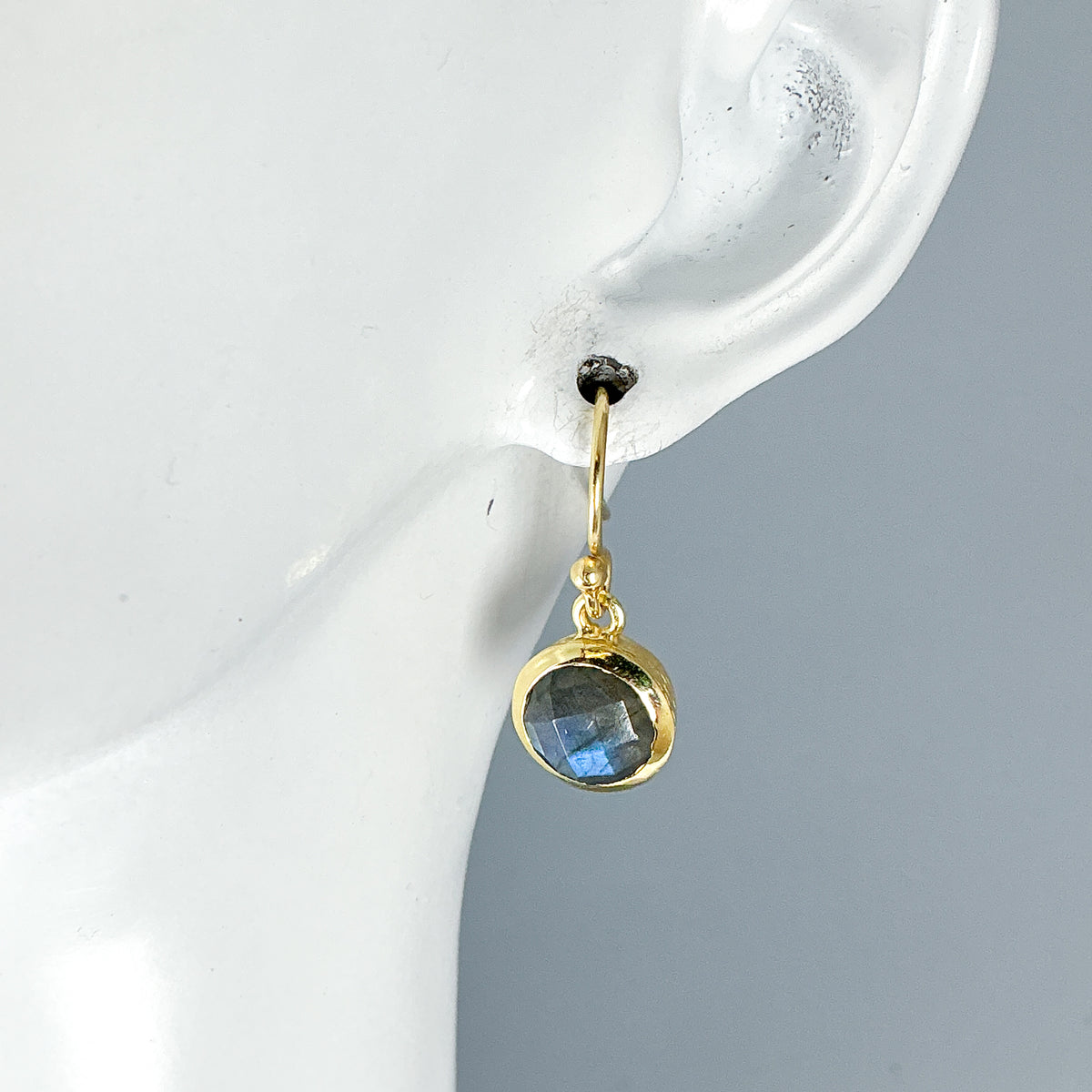 Labradorite Dangle Earrings-Rocks and Gems Canada