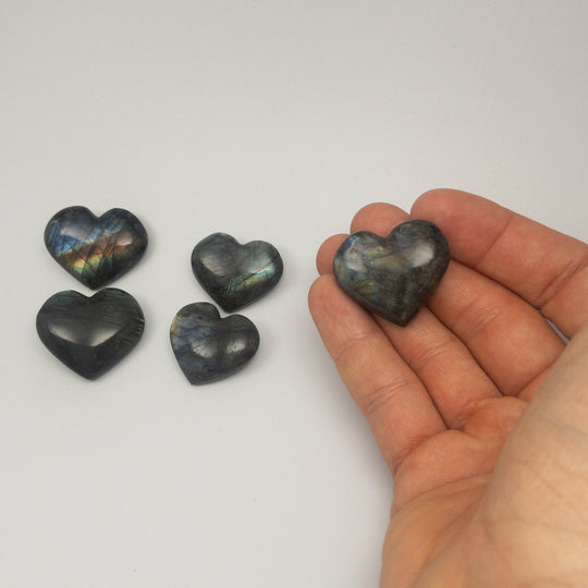 Labradorite Heart-Rocks and Gems Canada