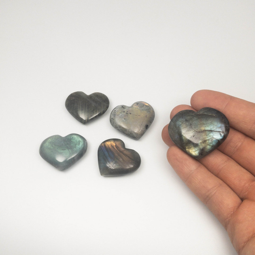 Labradorite Heart-Rocks and Gems Canada
