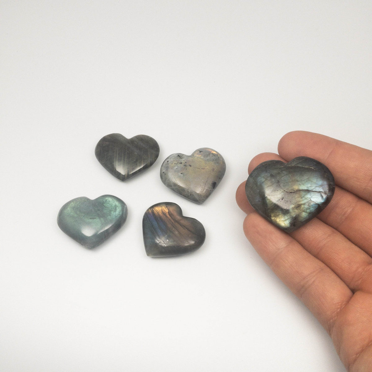 Labradorite Heart-Rocks and Gems Canada