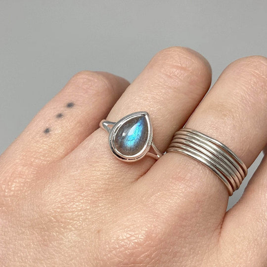 Labradorite Ring-Rocks and Gems Canada