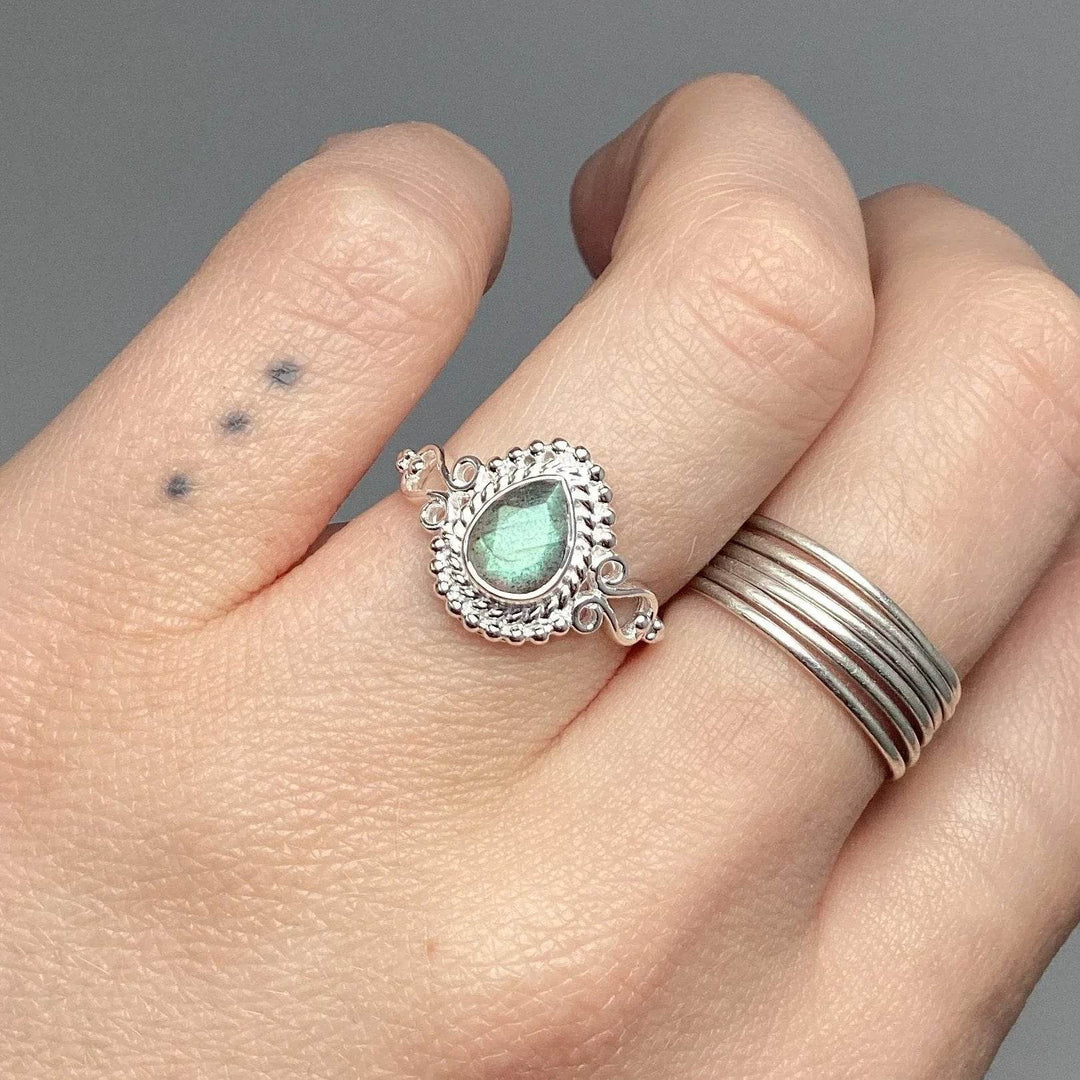 Labradorite Ring-Rocks and Gems Canada