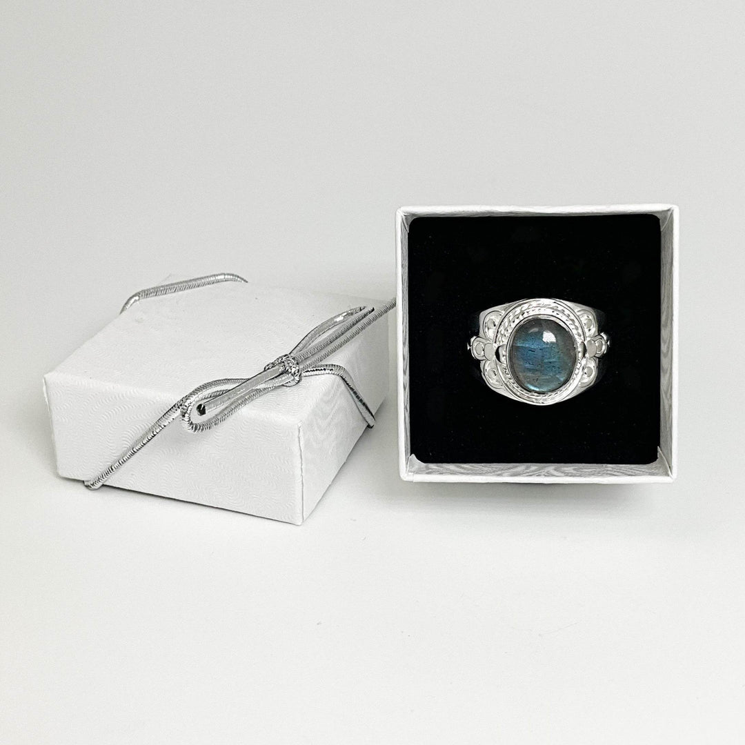 Labradorite Ring-Rocks and Gems Canada