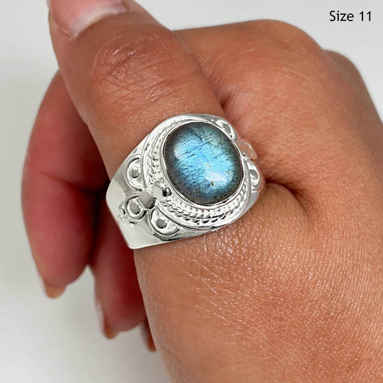 Labradorite Ring-Rocks and Gems Canada