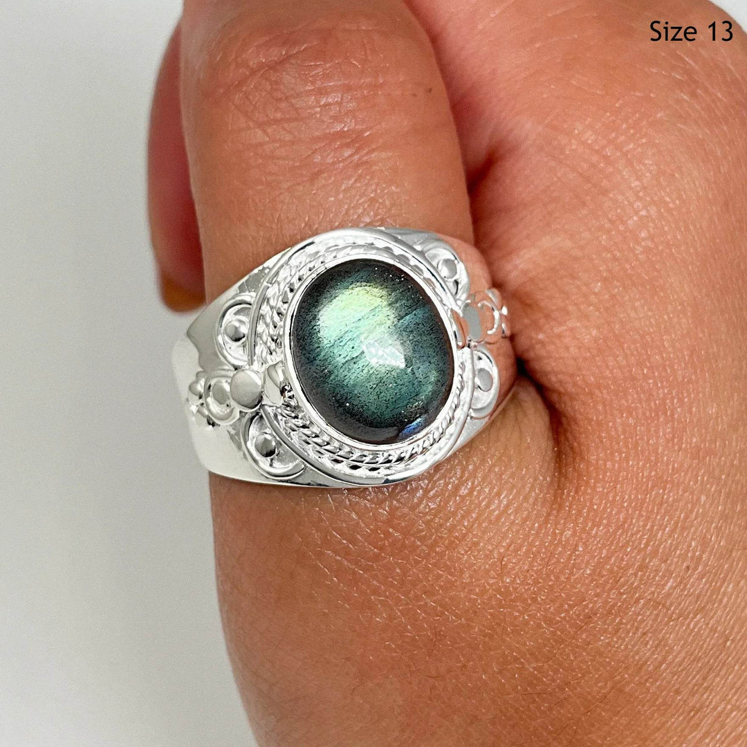 Labradorite Ring-Rocks and Gems Canada