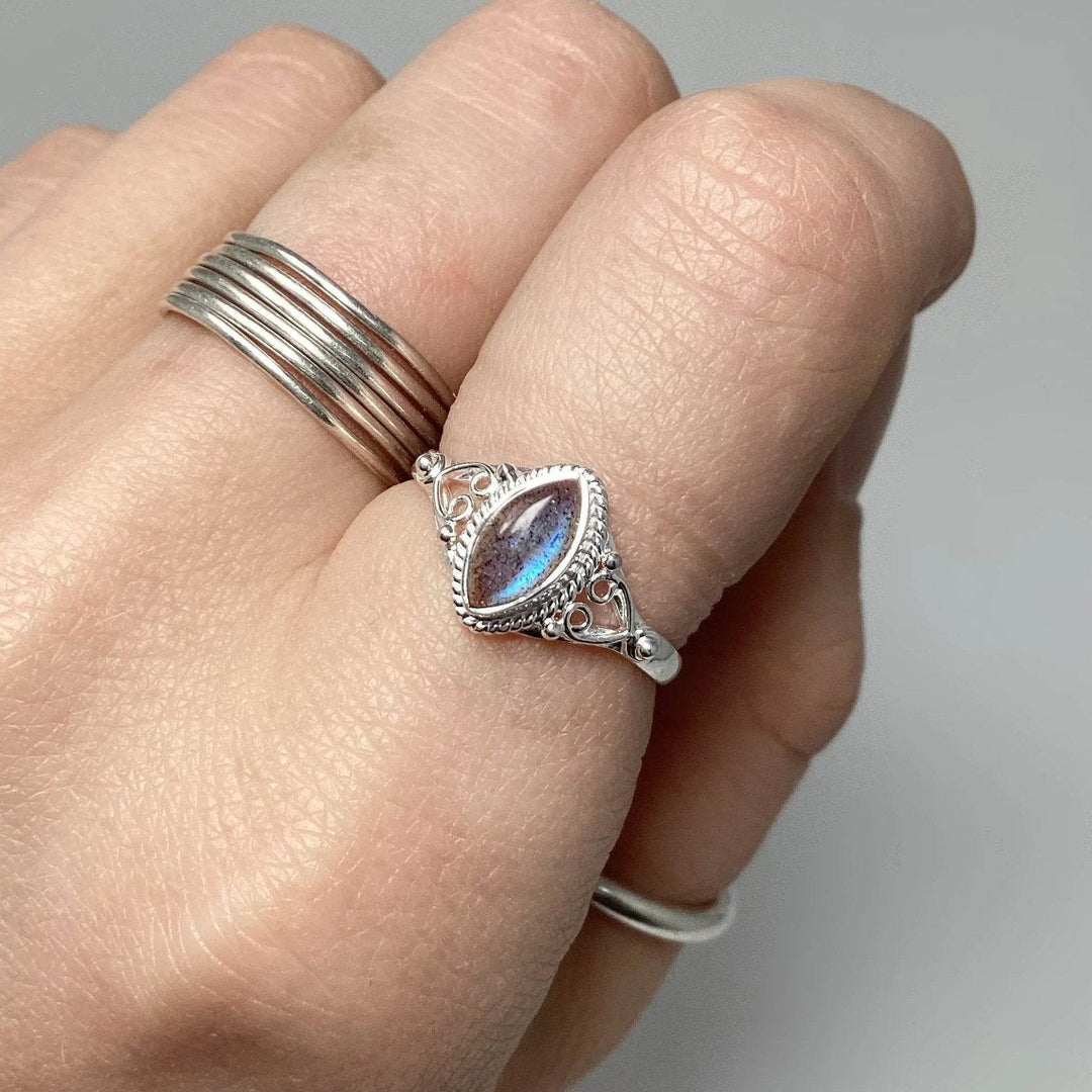 Labradorite Ring-Rocks and Gems Canada
