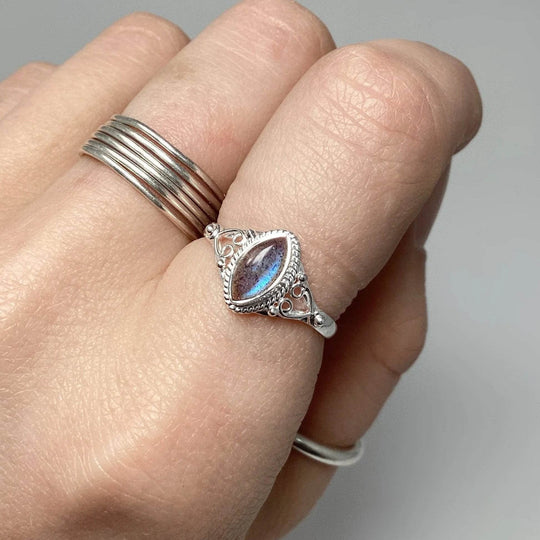 Labradorite Ring-Rocks and Gems Canada