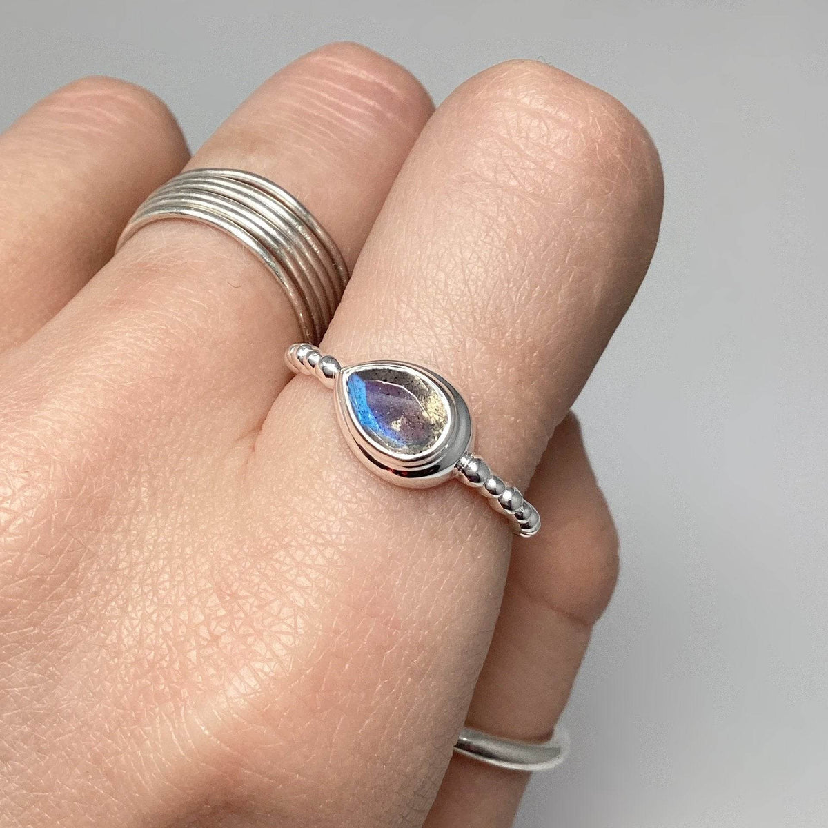 Labradorite Ring-Rocks and Gems Canada